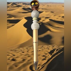 Handmade Jawa
 Beaded Pen - Disney Doorable - Star Wars